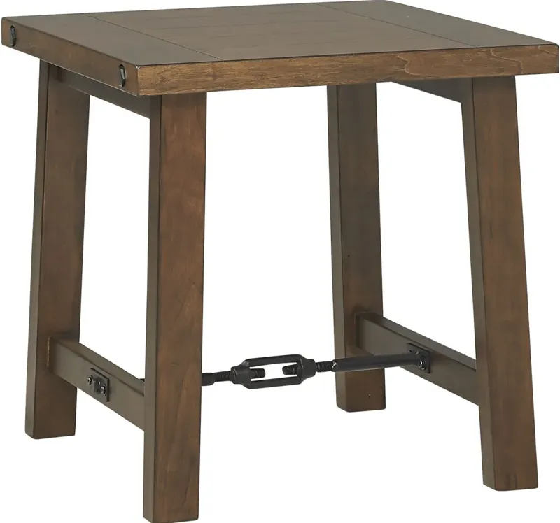 South River Brown End Table
