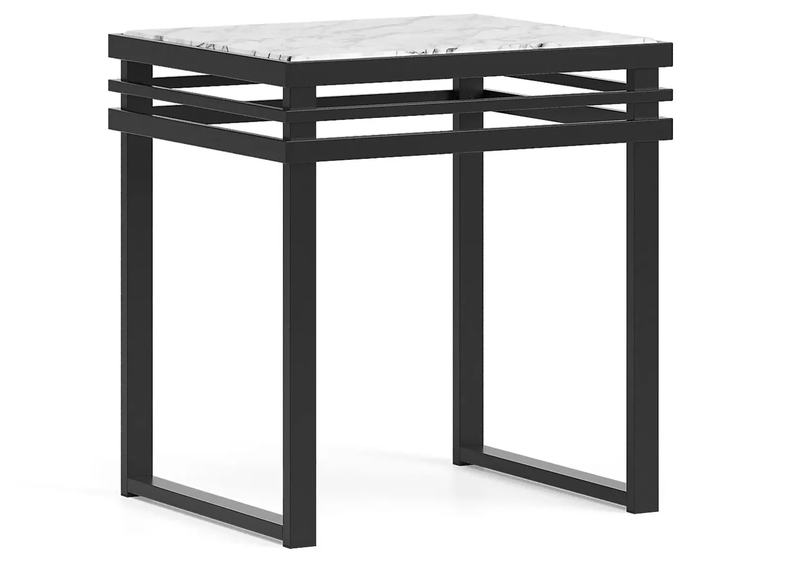 Truanni Black End Table