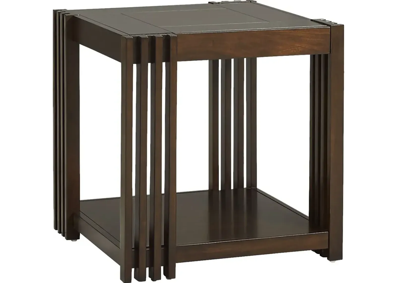 Camellia Brown Cherry End Table