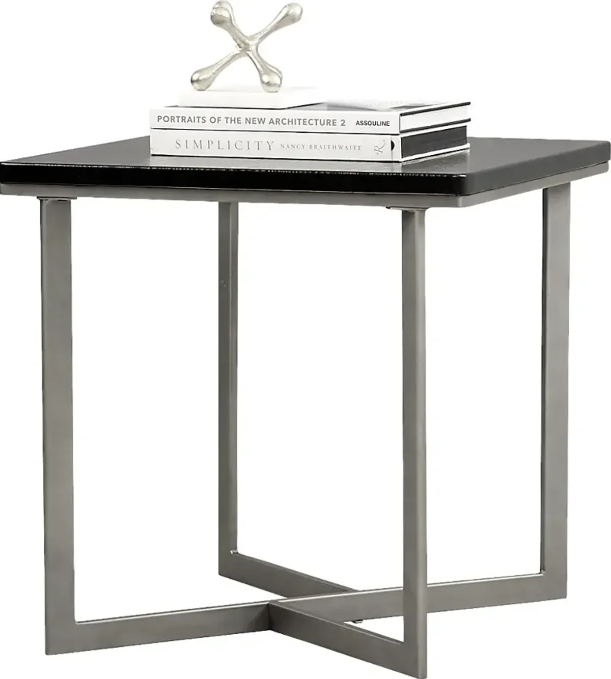 Slater Black End Table