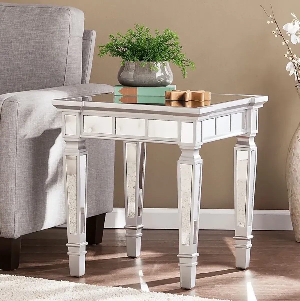 Gitre Silver End Table