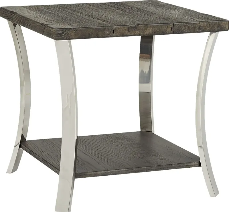 Arland Brown Square End Table