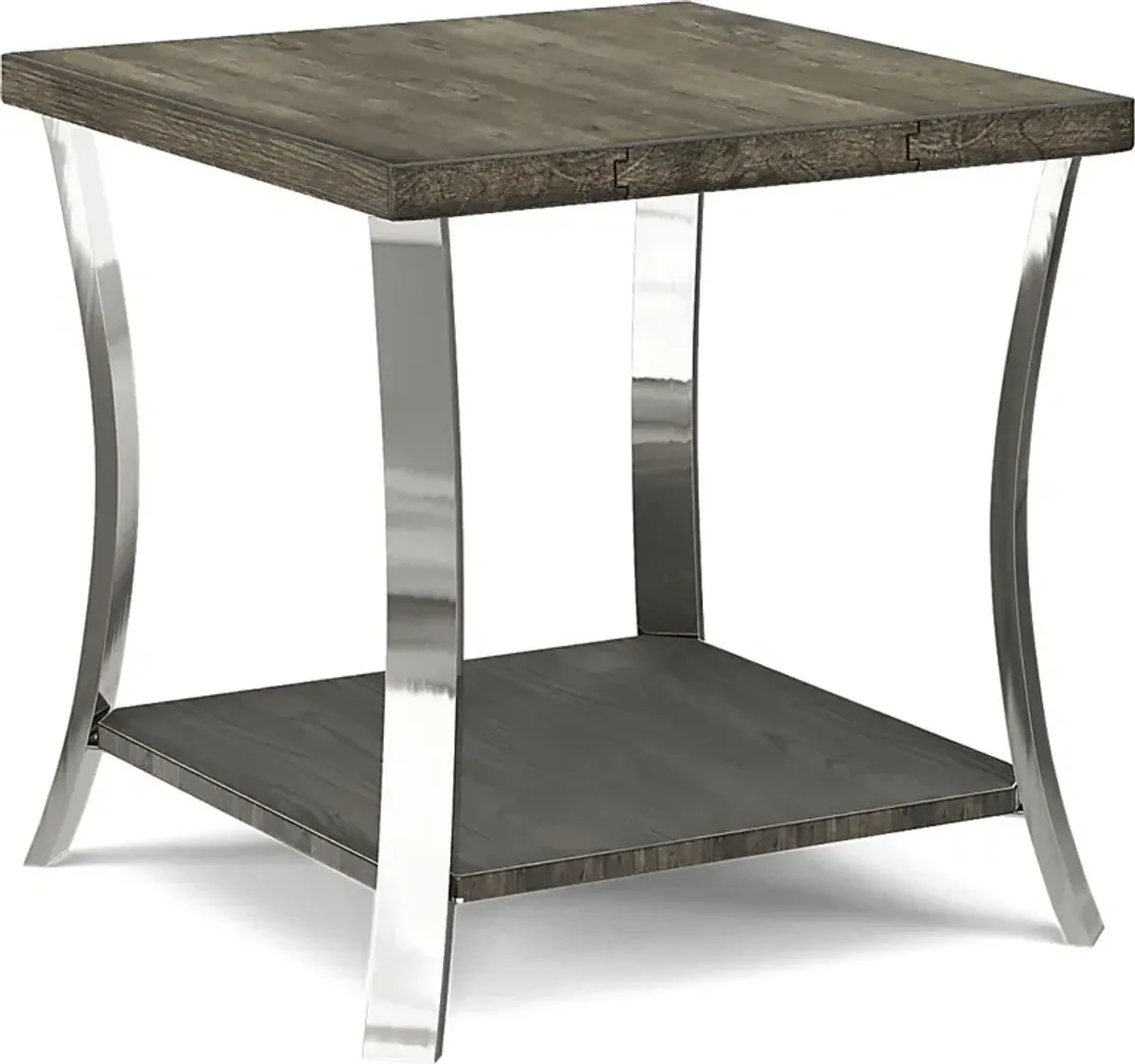 Arland Brown Square End Table