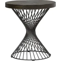 Kanister Brown End Table