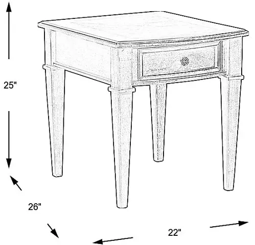 Russo Lane Brown 2 Pc Occasional Table Set