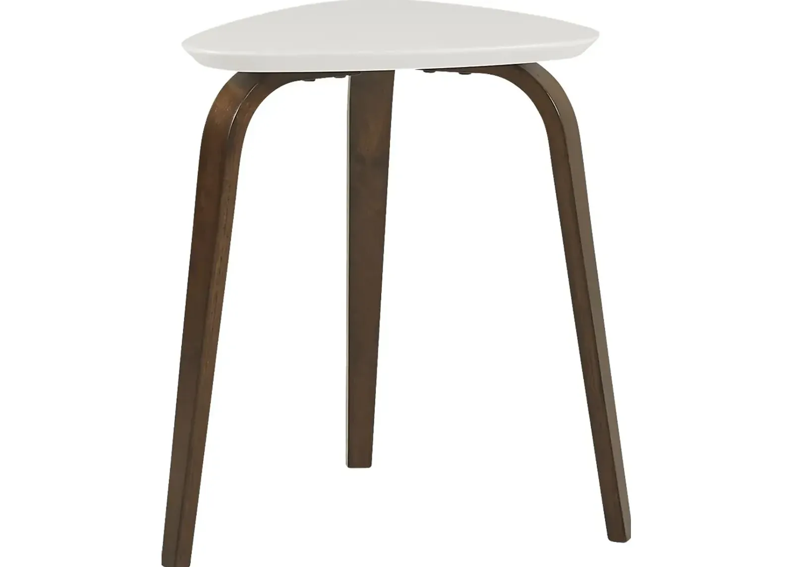 Melodina White End Table