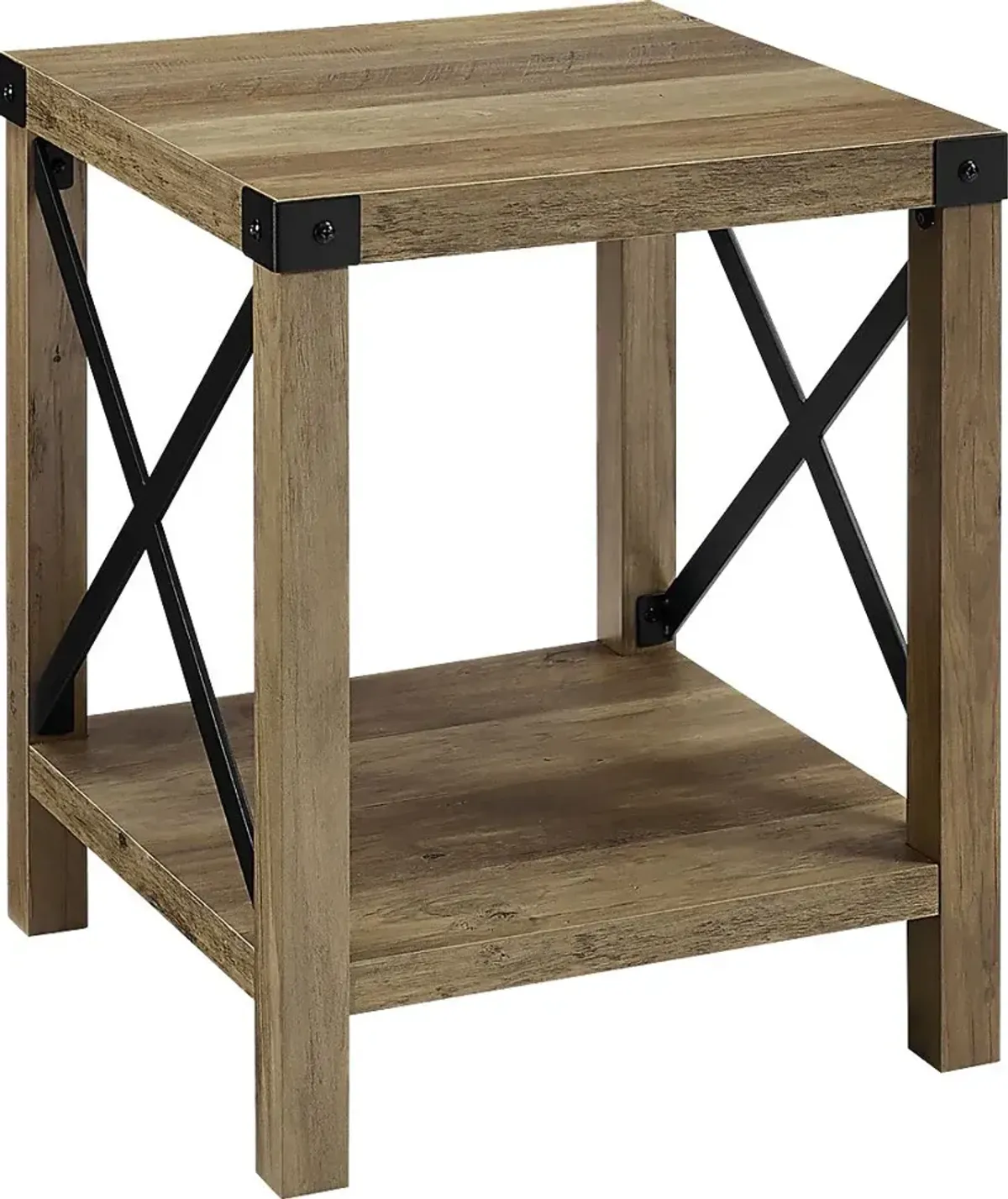 Shamblin Oak End Table