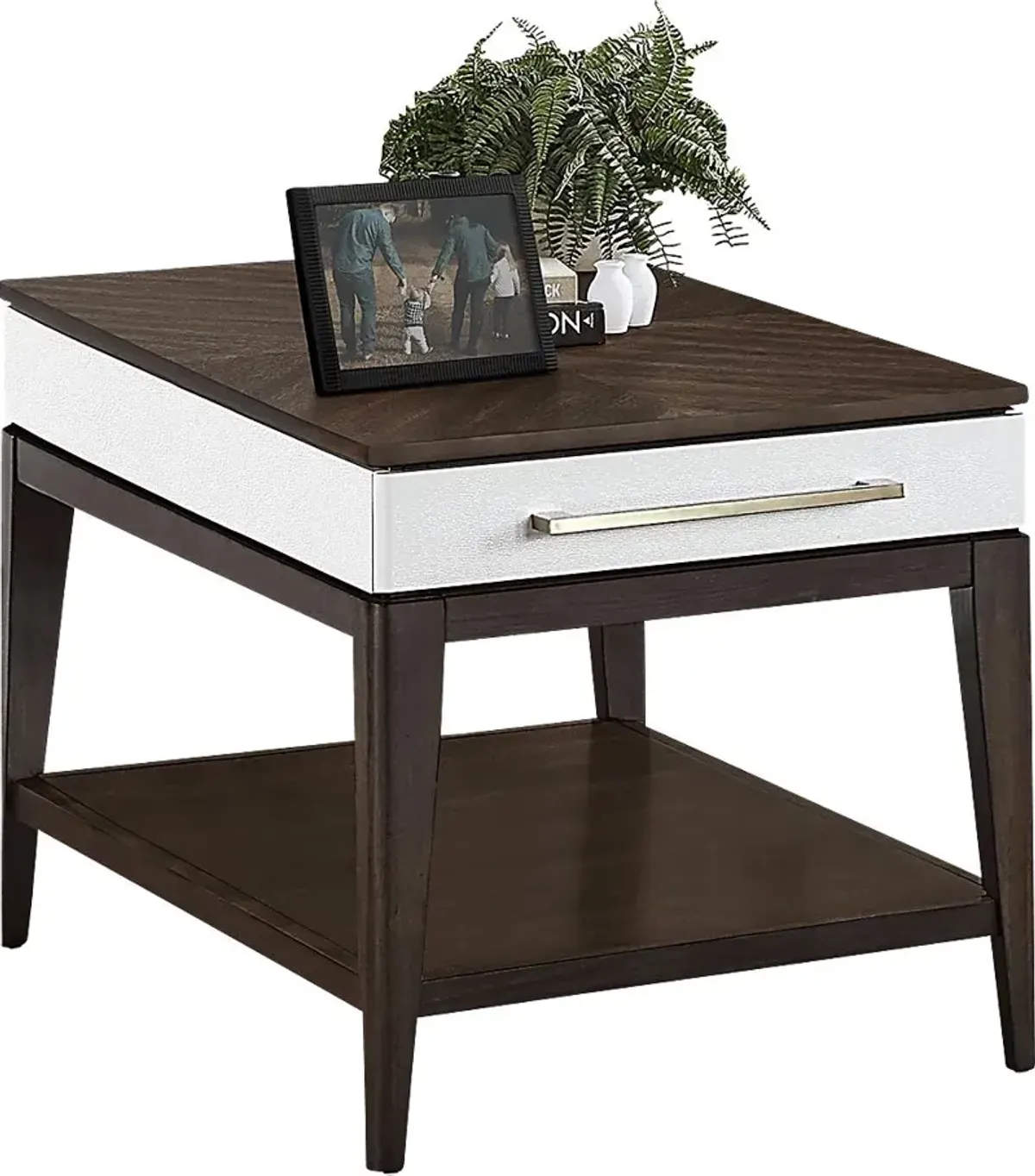 Elko Falls Espresso End Table