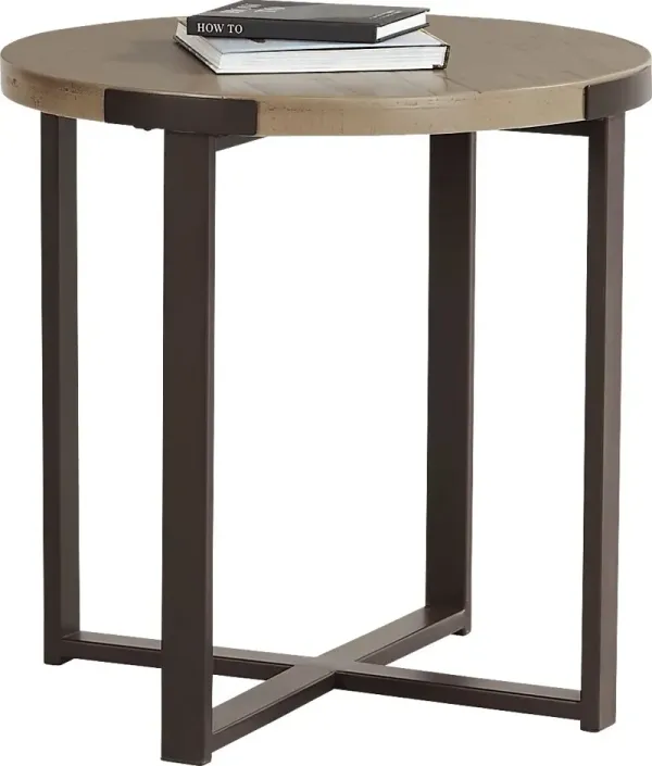 Wheeler Natural End Table