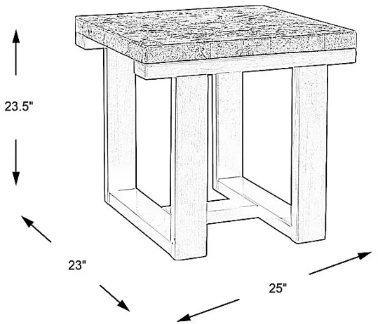 Caleb Espresso End Table