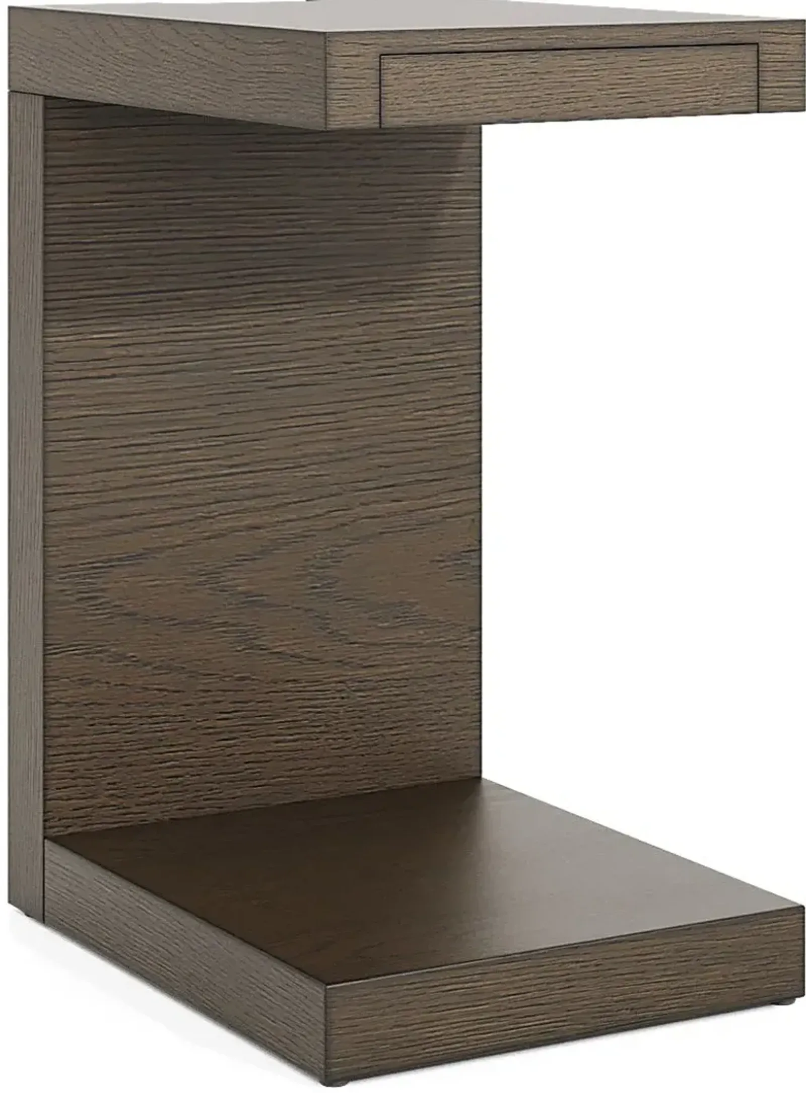 Delano Brown End Table with USB