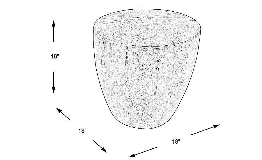 Gunnison Creek Brown End Table