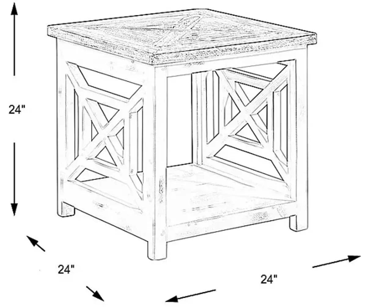 Danusa Black End Table