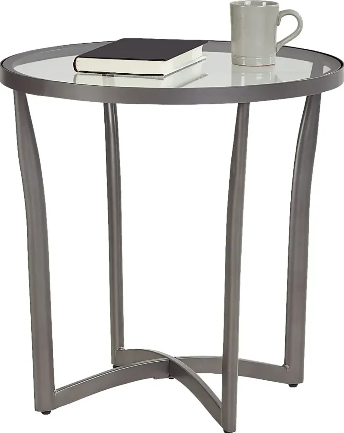 Tipton Terrace Black End Table