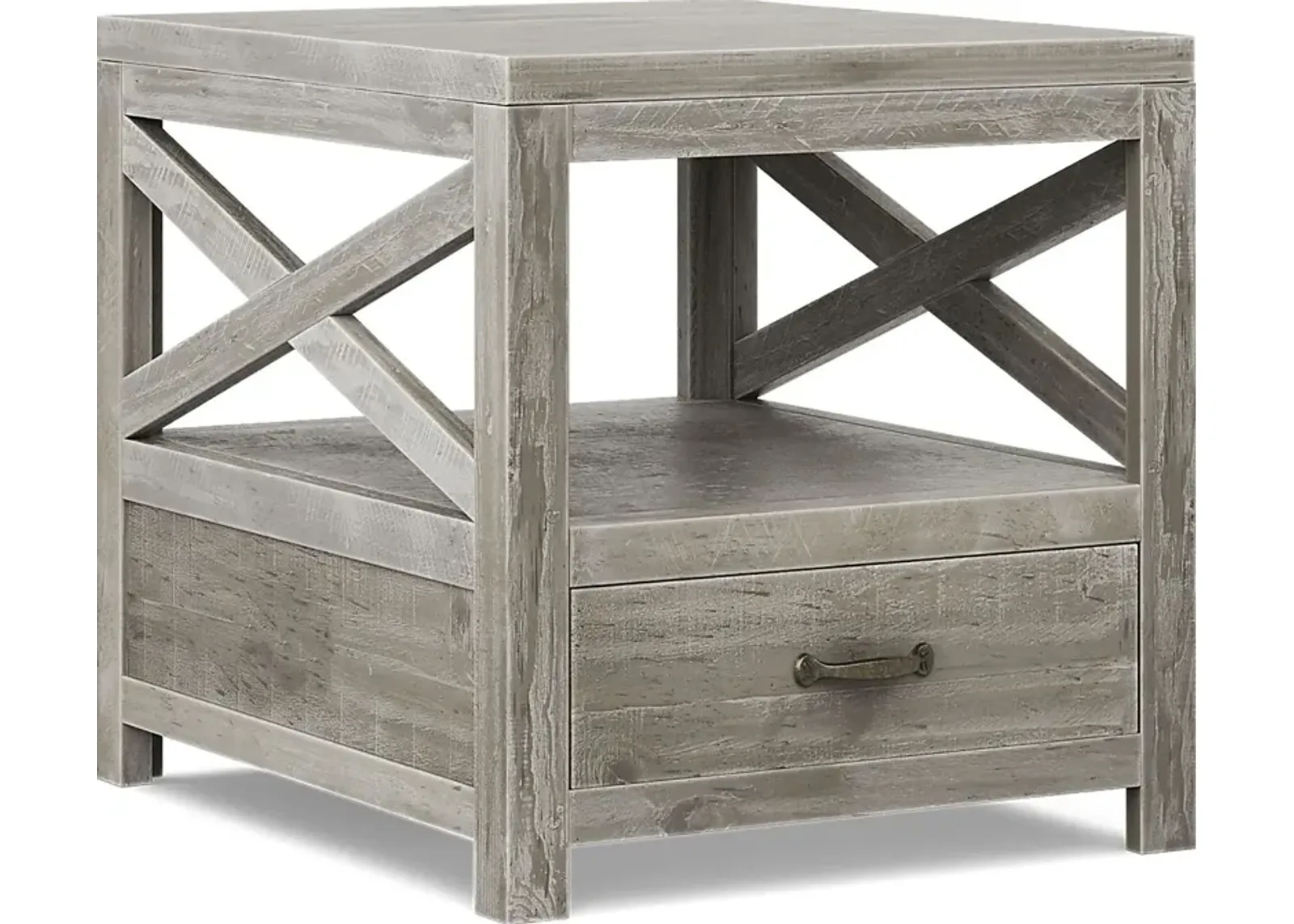 Savenay Gray End Table