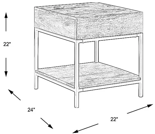 Stenlay Brown End Table