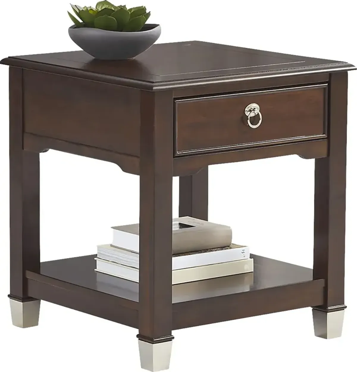 Elshan Walnut End Table