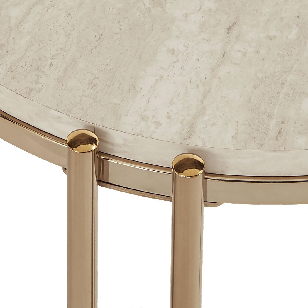 Clairview Gold Side Table