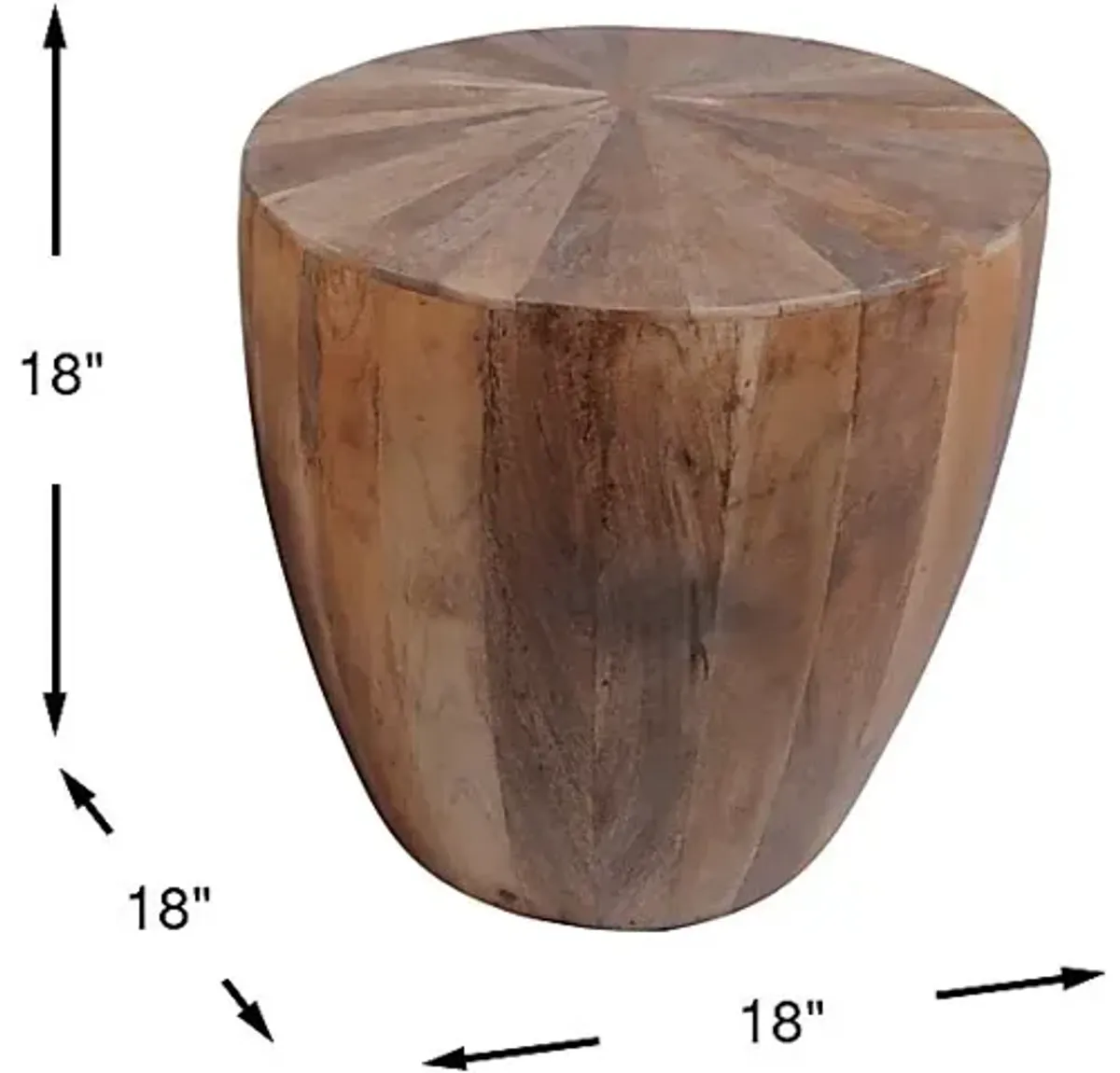 Gunnison Creek Brown End Table