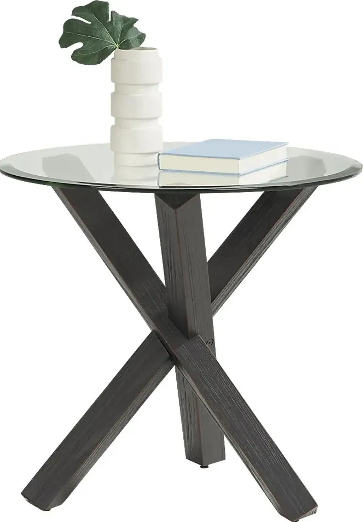 Hollybrooke Black End Table