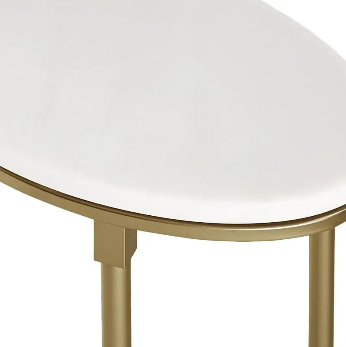 Hartsook White End Table