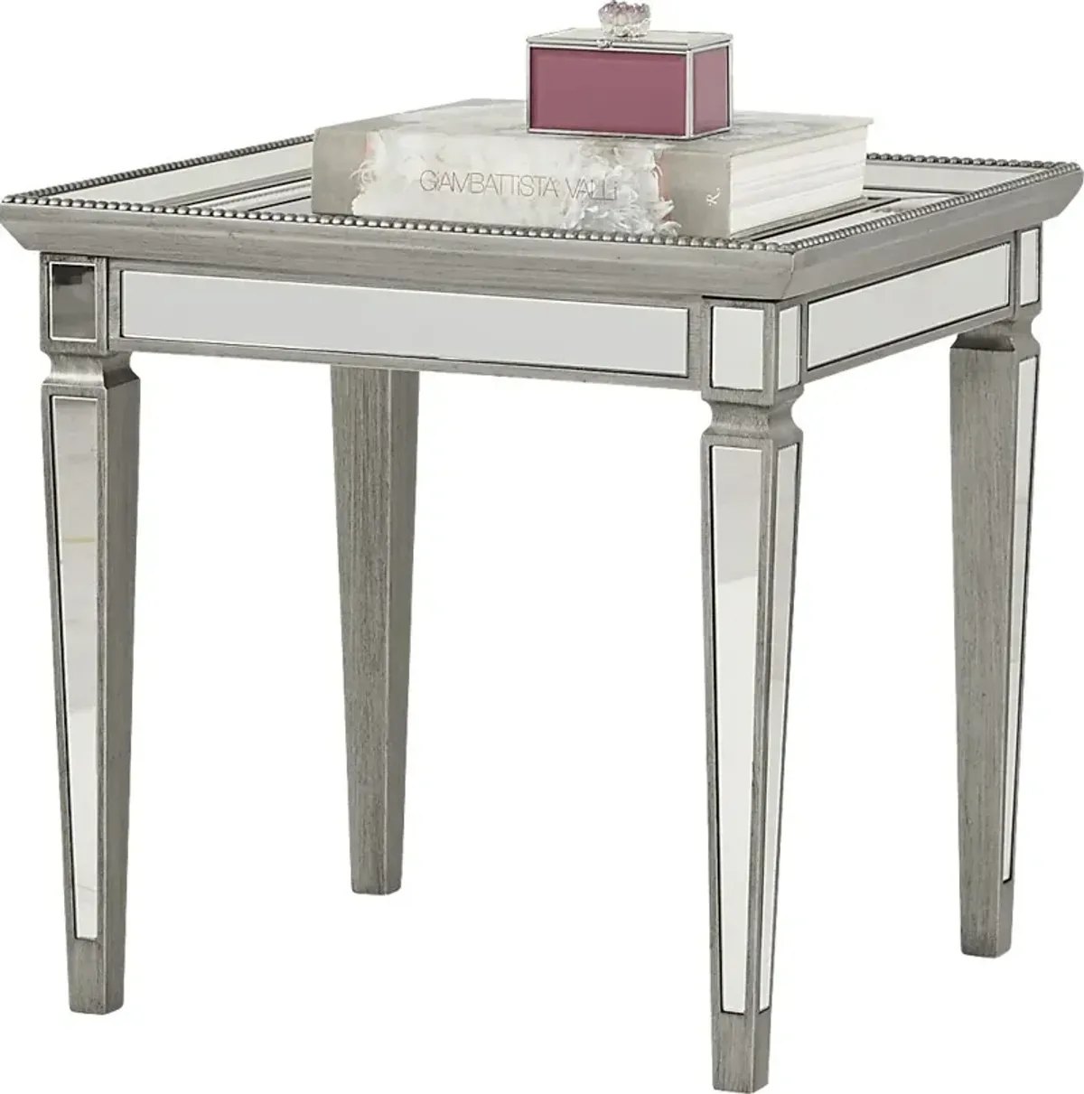 Charlaine Silver End Table