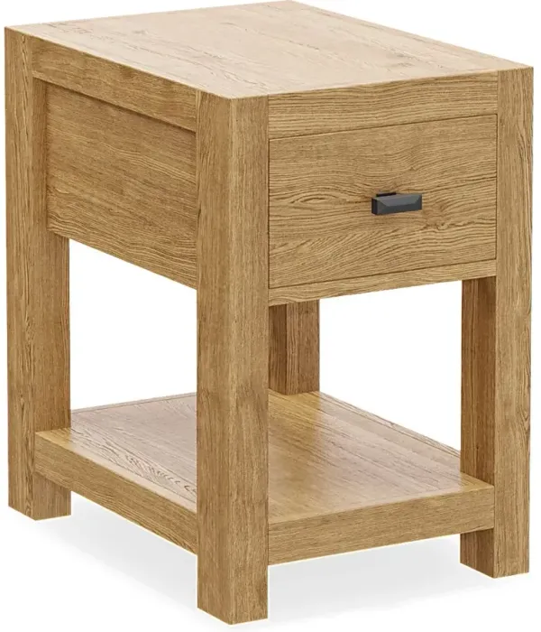 Ithaca Natural Chairside Table