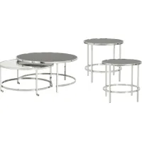 Marlow Heights Black 3 Pc Occasional Table Set