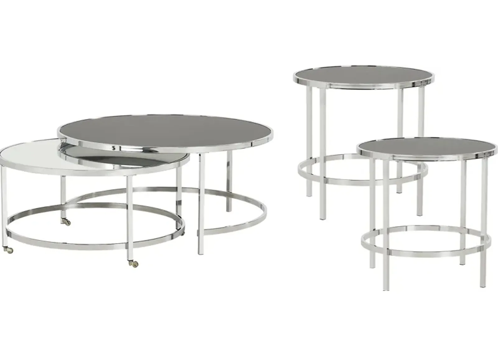 Marlow Heights Black 3 Pc Occasional Table Set