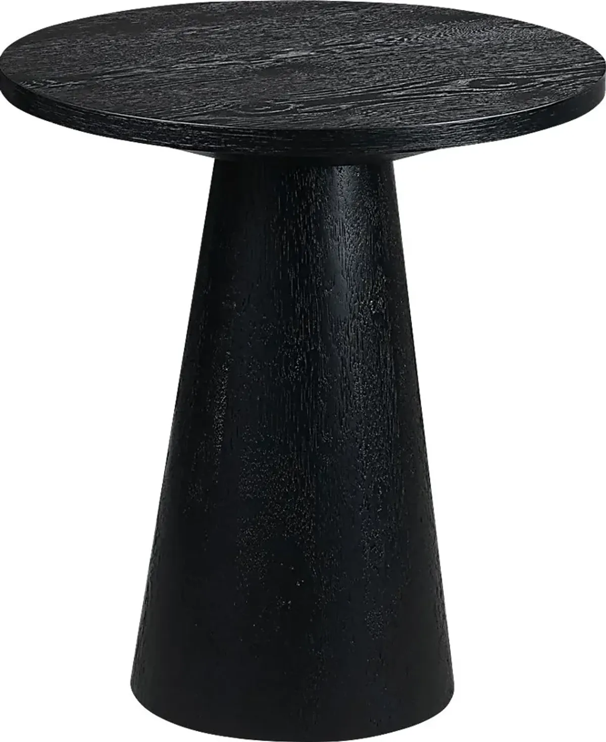 Kendall Black Round End Table