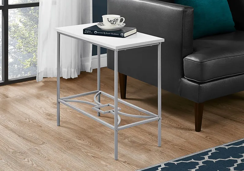 Kedington White End Table