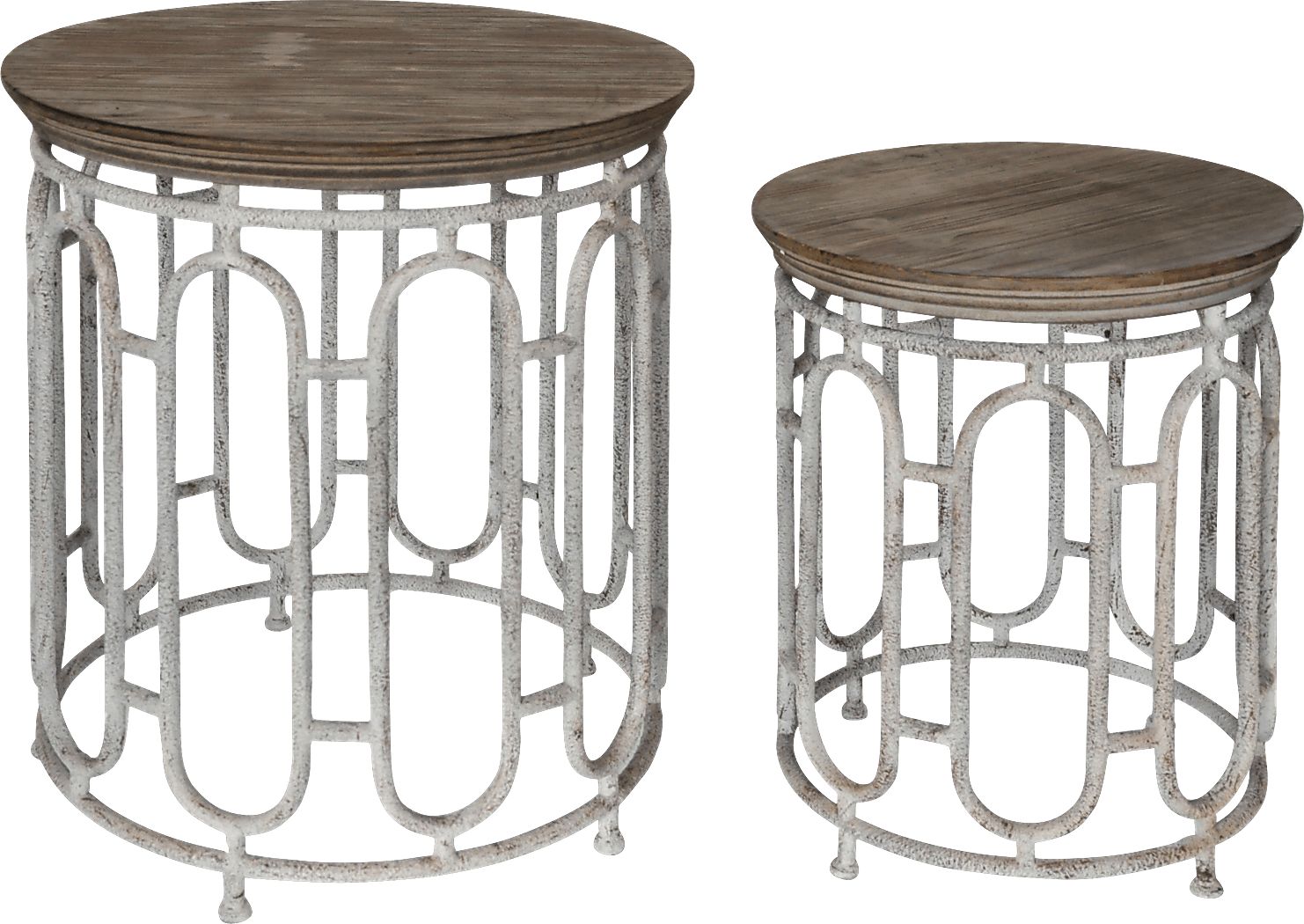 Francis Lane Brown Set of 2 Nesting Tables