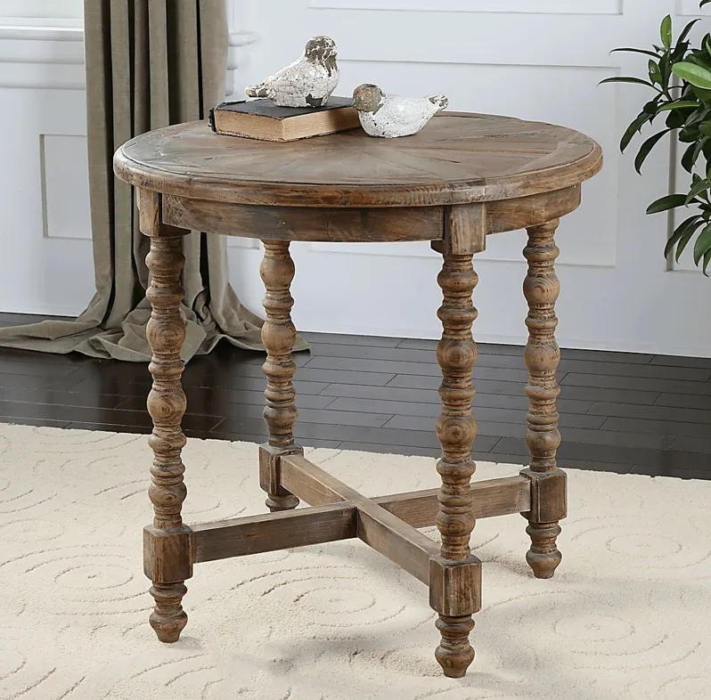 Rushmere Brown End Table