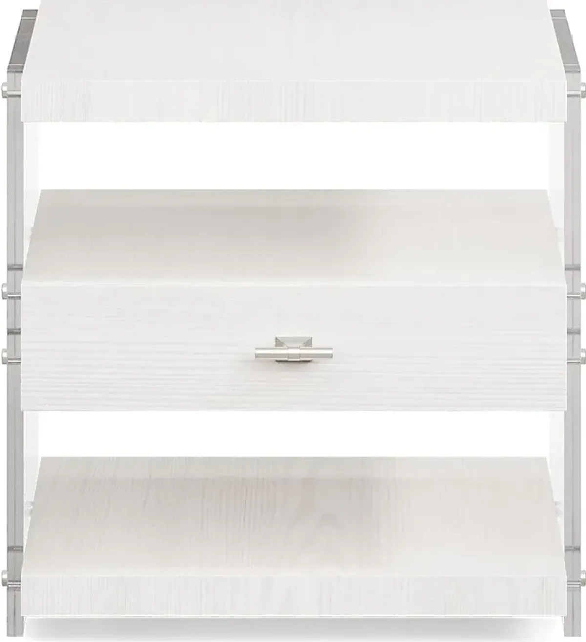 Aruba White End Table