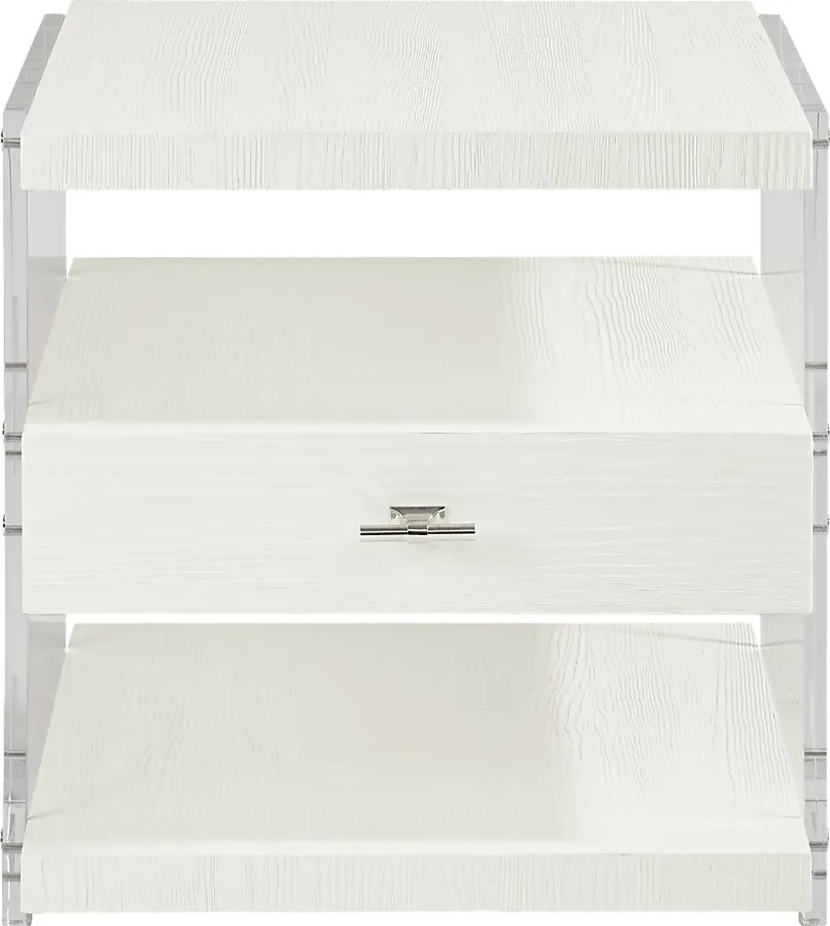 Aruba White End Table