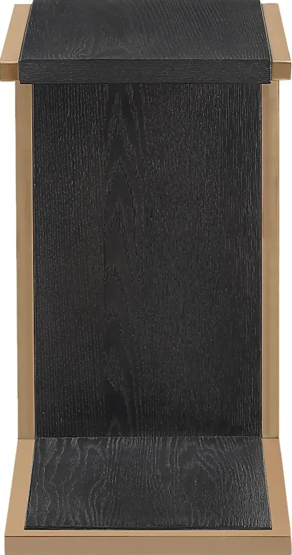 Wilshire Black Chairside Table