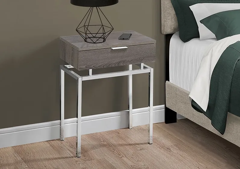 Tobylynn Taupe Accent Table