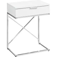 Wauford White Accent Table