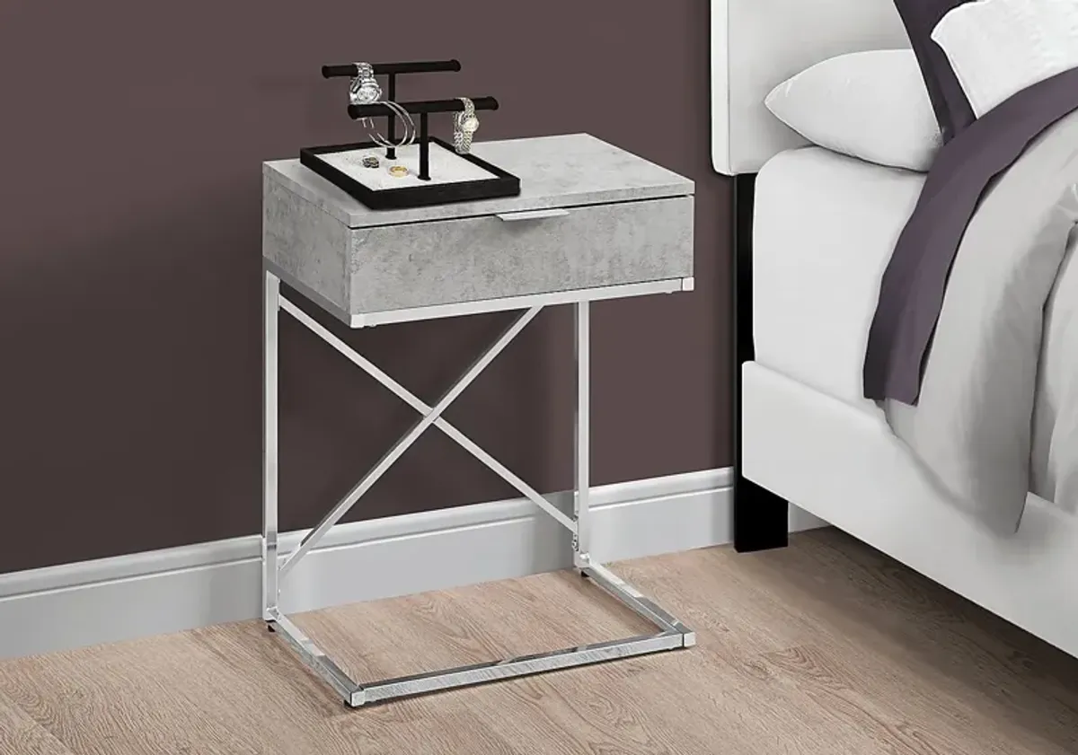 Wauford Gray Accent Table