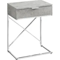 Wauford Gray Accent Table