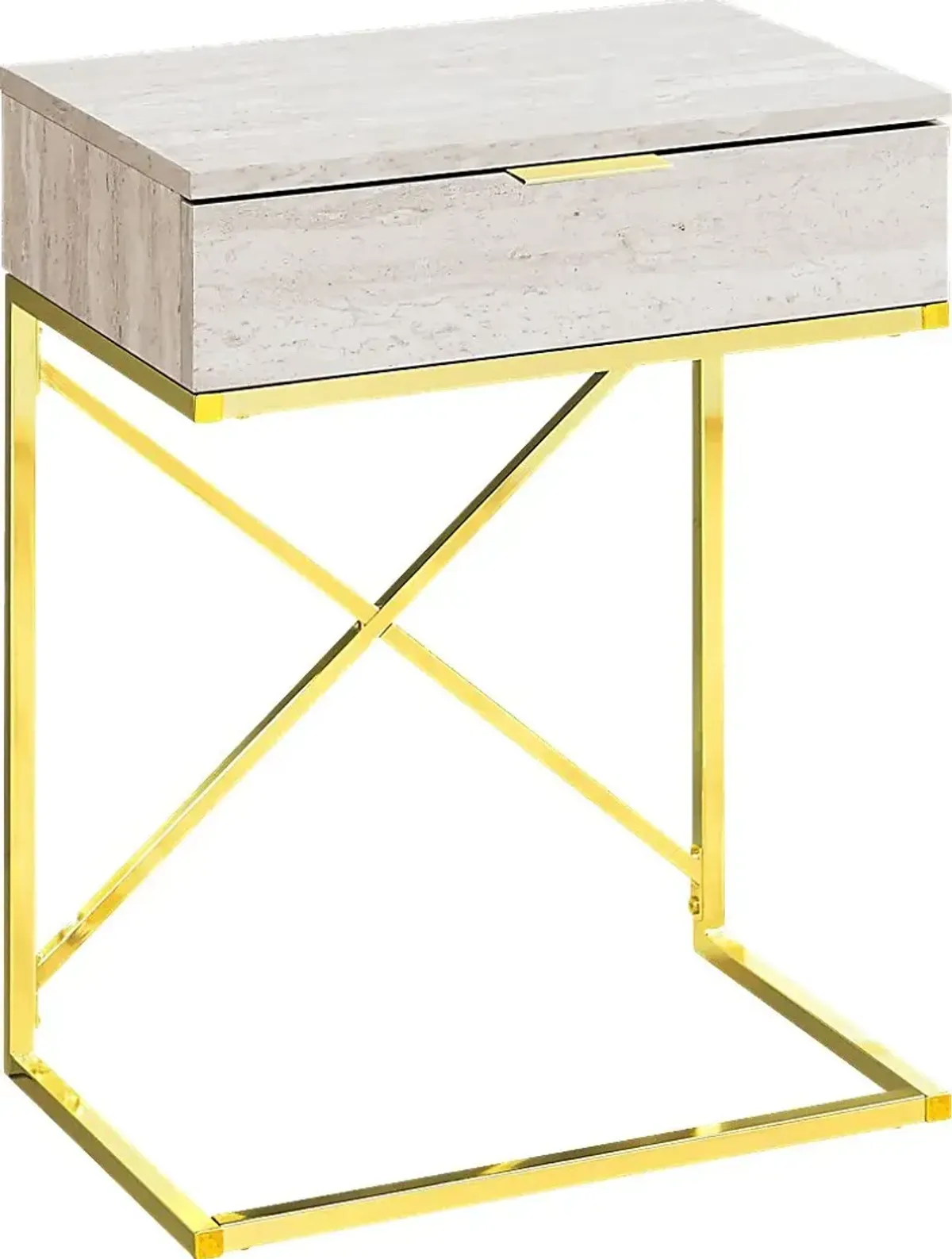 Wauford Beige Accent Table