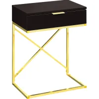 Wauford Cappuccino Accent Table