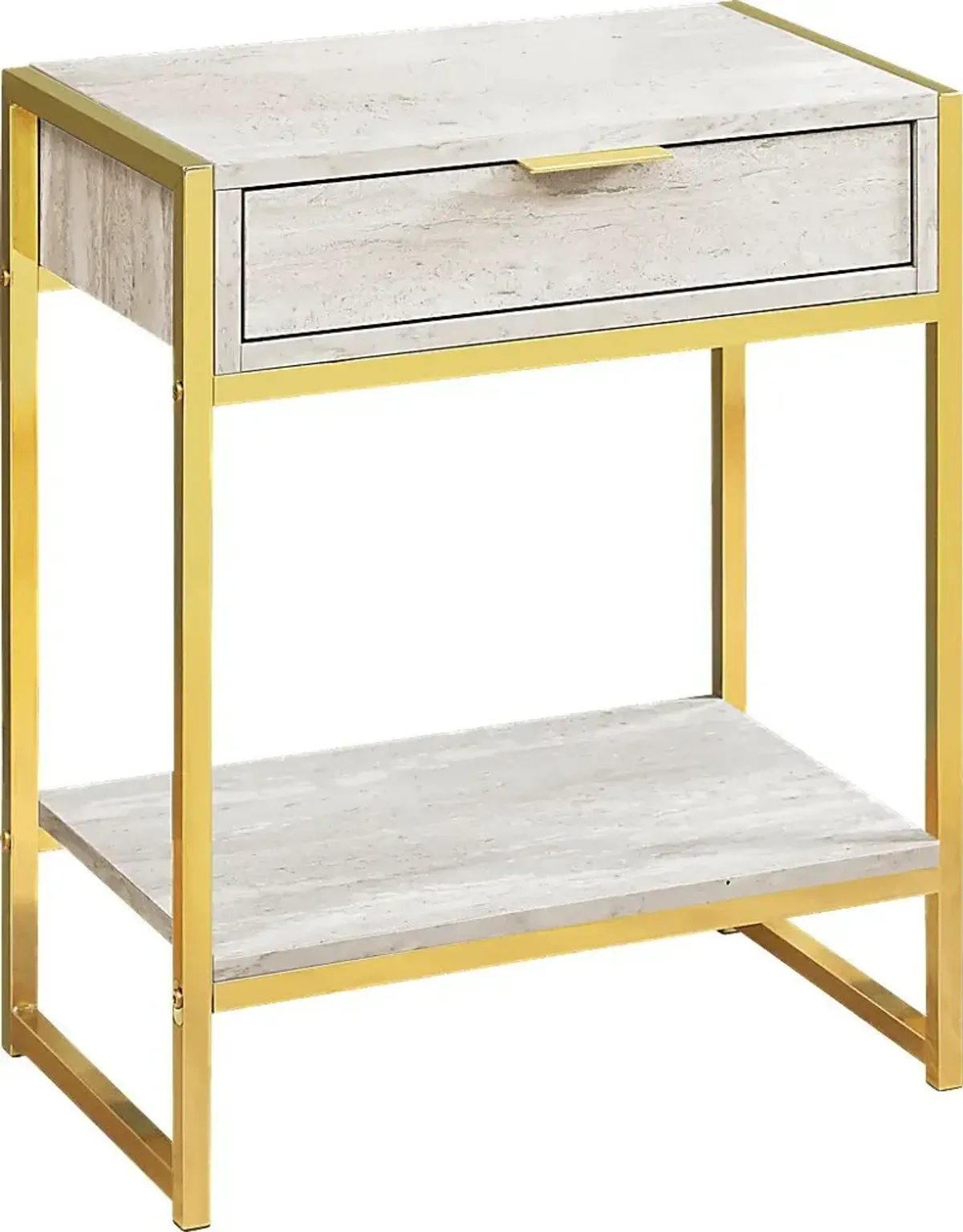 Berrien Gold Accent Table