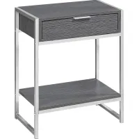 Berrien Charcoal Accent Table