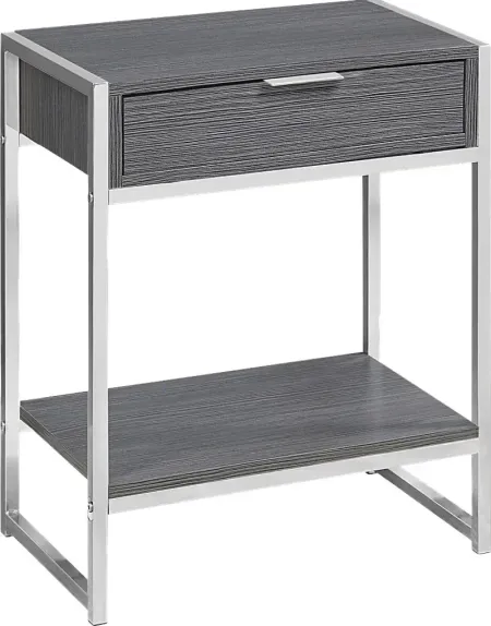 Berrien Charcoal Accent Table