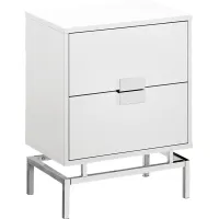 Cove Points White Accent Table