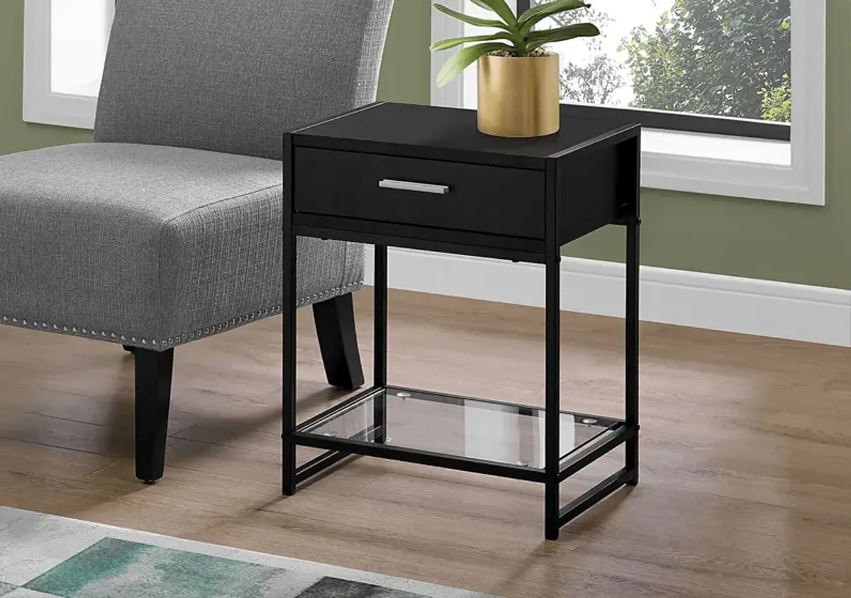 Bandiwood Black Accent Table