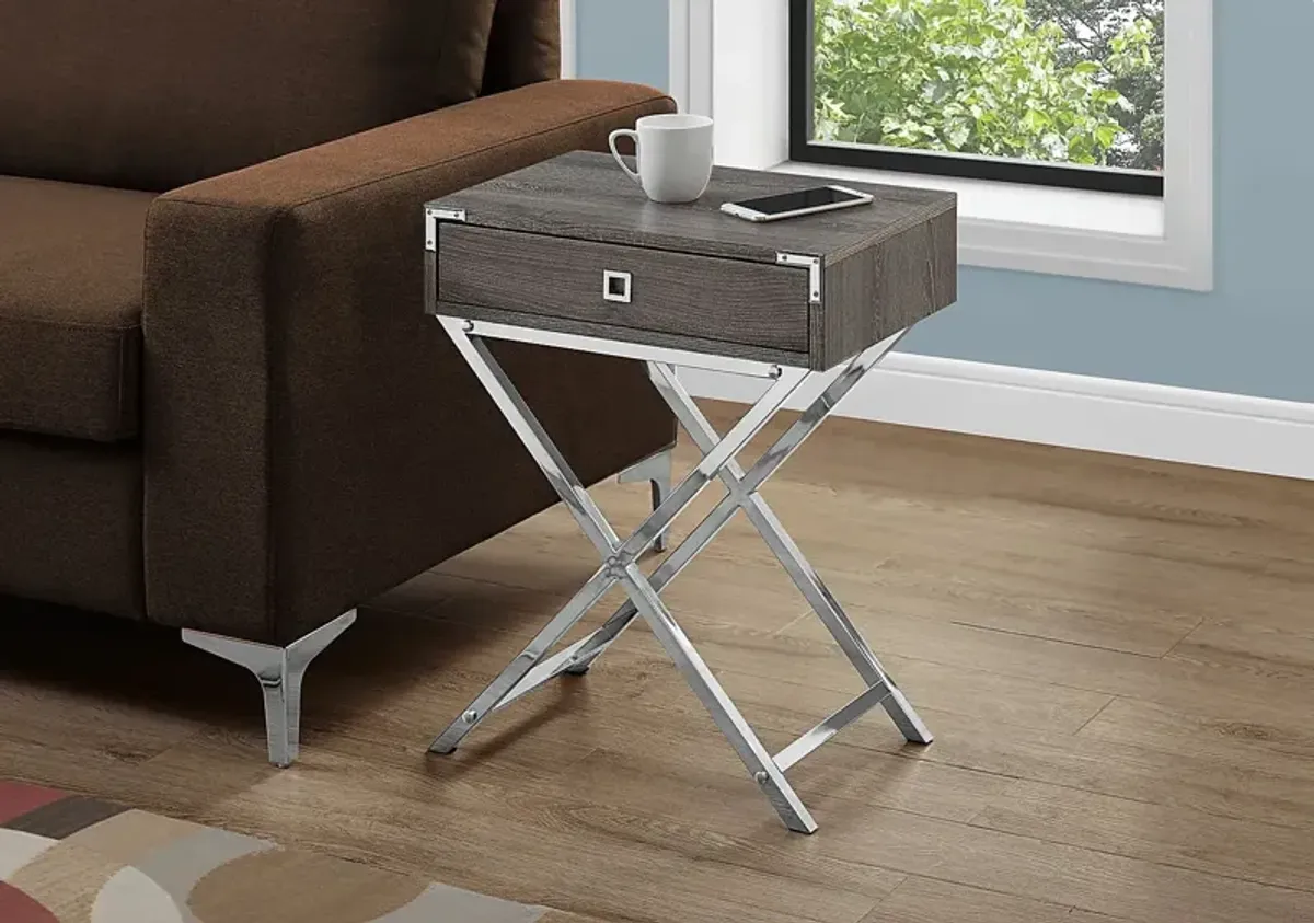 Hydesdale Taupe Accent Table