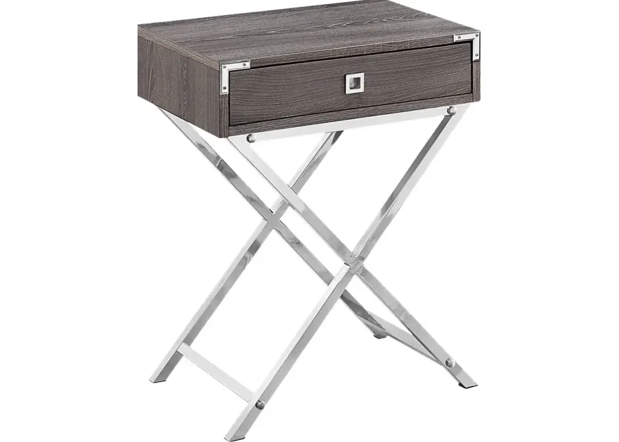 Hydesdale Taupe Accent Table