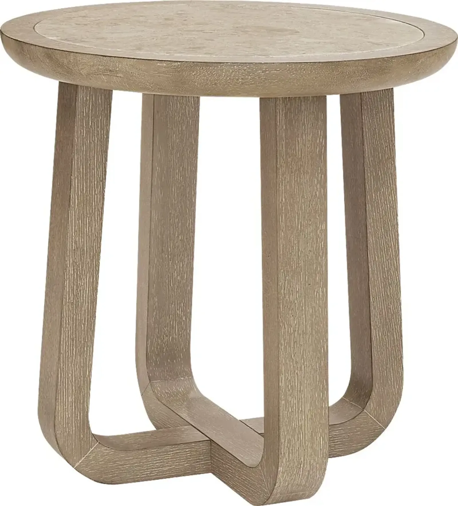 Canyon Sand End Table with Stone Top